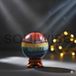Seven Chakra Crystal Sphere – Healing Energy Crystal Ball for Meditation, Reiki, Chakra Balancing & Home Decor