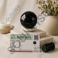 Black Tourmaline Healing Crystal Sphere – Natural Protection Crystal Ball for Energy Cleansing, Grounding & Chakra Balancing | Polished Gemstone Sphere for Meditation, Reiki & Home Décor
