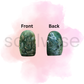 Emerald gemstone Ganesha idol 92 ct. 4cm.