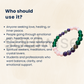 Soulwise Relationship Healing Crystal Bracelet: Amethyst, Rose Quartz & Green Aventurine for Harmony & Wellbeing , 8mm certified, unisex