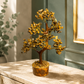 Tiger Eye Crystal Tree 8 Inch – Golden Brown Gemstone Tree for Home Décor, Office Desk & Spiritual Gifting