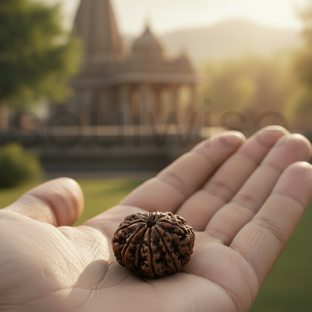 Certified 11 Mukhi Rudraksha Bead (Nepal Origin) | Lab Tested & Energized Eleven Face Rudraksha.