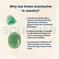 Soulwise Green Aventurine Palm Stone – Polished Worry Stone for Luck, Healing, Meditation, Energy Work & Pocket Comfort – Natural Crystal for Abundance & Stress Relief