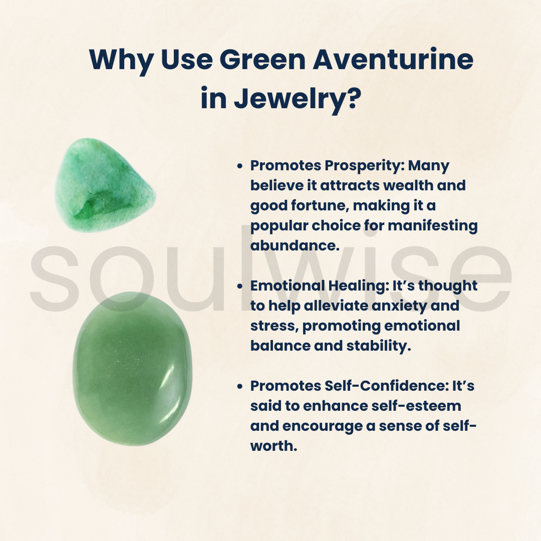Soulwise Green Aventurine Palm Stone – Polished Worry Stone for Luck, Healing, Meditation, Energy Work & Pocket Comfort – Natural Crystal for Abundance & Stress Relief