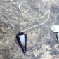 Amethyst Dowsing Pendulum – Natural 6-Facet Crystal for Reiki, Chakra Healing, Divination & Meditation – Includes Chain & Pouch