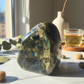 Labradorite Freeform Crystal – Polished Natural Gemstone Decor with Blue Flash for Protection, Intuition & Healing Energy (518G).