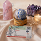 Sodalite Crystal Sphere (50–55mm) with Wooden Stand – Natural Healing Stone for Meditation, Mental Clarity, Focus & Spiritual Balance