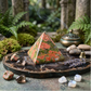 Natural Unakite Crystal Pyramid – Gemstone Energy Pyramid for Balance, Meditation & Spiritual Décor