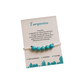 Turquoise 5 Beads Rakhi – Natural Crystal Rakhi for Protection, Communication, Positivity & Good Fortune