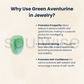 Green Aventurine Bracelet – 10mm Natural Healing Stone Beads for Prosperity, Emotional Healing & Positive Energy