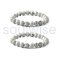 Howlite Crystal Bracelet 8mm for Women & Men – Natural Stone for Calmness, Peace & Stress Relief