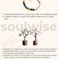 Soulwise Rakhi Gift for Brother – Rose Quartz & Pyrite Crystal Tree Set with Wooden Base (6") + Designer 7 Chakra Healing Stone Rakhi – Raksha Bandhan Special Combo Gift.