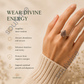 Chintamani Stone Ring – Adjustable Natural Gemstone Ring for Transformation, Wisdom & High Vibrational Energy