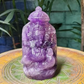 Soulwise Amethyst ametrine Ganesha 14cm Tall, Healing Crystal for Growth, Abundance and Positivity, Diwali Decor, Diwali Gift