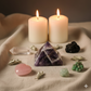 Amethyst Pyramid 3" – Natural Healing Crystal for Reiki, Chakra Balancing, Meditation
