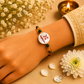 Money Magnet Sagittarius Rakhi – Green Jade, Citrine, Pyrite & Mother of Pearl Zodiac Rakhi for Prosperity, Wisdom & Positive Energy