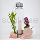 Rose Quartz Crystal Water Bottle, Crystal Elixir Water Bottle 500 ml