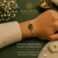 Rough Labradorite Rakhi Cum Bracelet – Natural Crystal Rakhi Bracelet for Protection, Intuition & Positive Energy