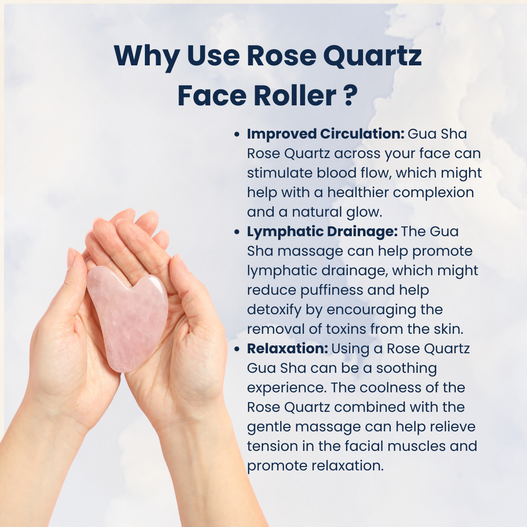 Rose Quartz Gua Sha Massage Tool