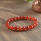 Natural Carnelian Crystal Bracelet 8mm for Men & Women – Stone of Motivation, Confidence & Sacral Chakra Energy