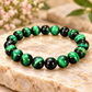 Green Tiger Eye Bracelet 10mm – Natural Stretch Crystal Beads for Protection, Confidence & Positive Energy | Unisex Healing Stone