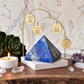 Natural Lapis Lazuli Crystal Pyramid – Wisdom, Intuition & Mental Clarity Reiki Healing Stone for Meditation, Chakra Balancing & Spiritual Décor