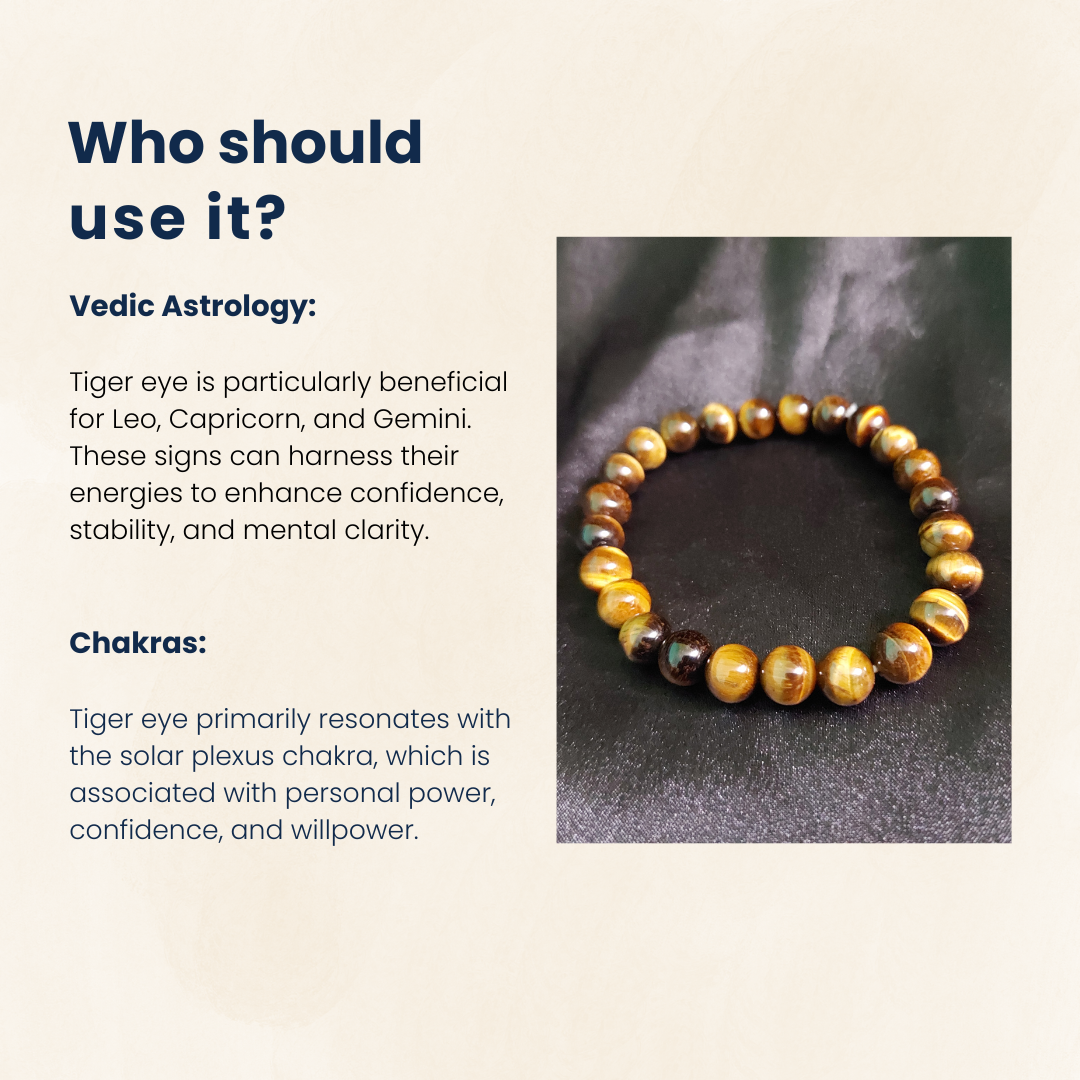 Tiger Eye Bracelet 10mm