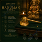 Diwali Special Gift |Siddh Hanuman Ji Gadda with Stand – 3 Inch Golden-Plated Metal Base |  Protection for Home,Temple, Car, Office etc. | Symbol of Strength & Protection