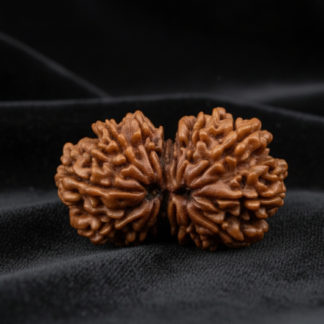 Antique Collector Size, 14 Mukhi Gauri‑Shankar Rudraksha (Nepali Origin, Premium Bead).