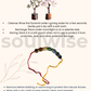Soulwise Rakhi Gift for Brother – Rose Quartz & Pyrite Crystal Tree Set with Wooden Base (6") + Designer 7 Chakra Healing Stone Rakhi – Raksha Bandhan Special Combo Gift.