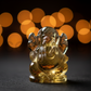 1-Inch Citrine Ganesha Statue – Handcrafted Healing Crystal Figurine