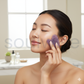 Amethyst Gua Sha Facial Tool – 100% Natural Stone Face Massager for Lymphatic Drainage, Anti-Aging, and Skin Tightening
