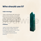 Soulwise Certified Natural Jade Tower – 6 Inch Feng Shui Crystal Obelisk | 450-500g Green Stone Energy Decor for Home, Office, Meditation & Healing