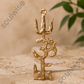 Om Trishul Swastik Wall Hanging | Sacred Hindu Vastu Decor for Home & Pooja Room(Set of 2).
