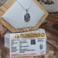 Pyrite Ganesha Pendant Necklace – Hand-Carved Natural Pyrite Lord Ganesha Crystal Pendant for Prosperity, Protection & Positive Energy