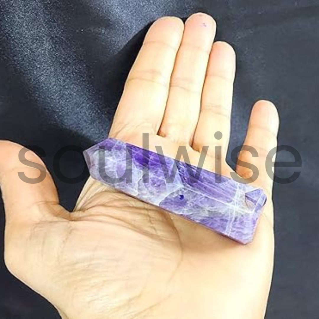 Amethyst Tower – AAA Grade "Natural crystal obelisk for chakra alignment, energy healing & spiritual clarity. Hand-carved from premium-grade amethyst."