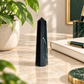 Black Tourmaline Tower 3 Inch – Natural Healing Crystal Point for Protection, Grounding, Negative Energy Cleansing, Reiki, Meditation & Positive Energy