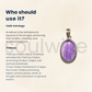 Natural Amethyst Crystal Pendant for Men & Women | Healing Stone Jewelry for Protection & Positive Energy