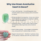 Soulwise Green Aventurine Healing Crystal Heart-Shape Decor – Natural Gemstone for Prosperity, Love & Positive Energy