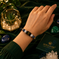 Libra (Tula Rashi) Zodiac Bracelet – Natural Howlite & Lapis Lazuli Crystal Bracelet for Balance, Harmony & Wisdom