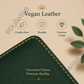 Men's Wallet with Zibu Prosperity Symbol – Premium Vegan Leather Wallet for Success, Abundance & Everyday Elegance