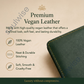 Men's Wallet with Begin Anew Angelic Zibu Symbol – Premium Vegan Leather Wallet for New Beginnings, Success & Positive Transformation