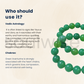Green Aventurine Bracelet – 10mm Natural Healing Stone Beads for Prosperity, Emotional Healing & Positive Energy
