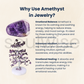 Amethyst Tree of Life  Symbol of balance, peace, and spiritual growth. Handcrafted with natural amethyst chips and a crystal base(8Inch).