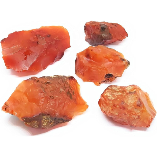 Raw Carnelian Natural Healing Stone | Genuine Crystal for Confidence, Creativity & Motivation