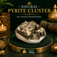 Natural Pyrite Cluster Raw Crystal Stone – Authentic Golden Fool’s Gold for Prosperity, Protection & Positive Energy (60g)