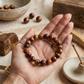 Red Tiger Eye Bracelet 10mm – Natural Healing Crystal Beads for Grounding, Protection & Confidence | Energy Balance Stone