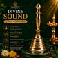 Brass Hand Bell (Ghanti) for Puja & Aarti | Traditional Temple Bell for Home Mandir, Meditation & Spiritual Rituals