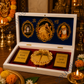 Jai Guruji Temple Box – Sacred Wooden Mandir Box for Home, Office & Spiritual Decor