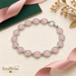 Natural Rose Quartz Chain Bracelet – Pink Healing Crystal Jewelry for Love, Self-Love, Emotional Balance, Relationship Harmony, Heart Chakra & Positive Energy | Elegant Bracelet for Women & Girls